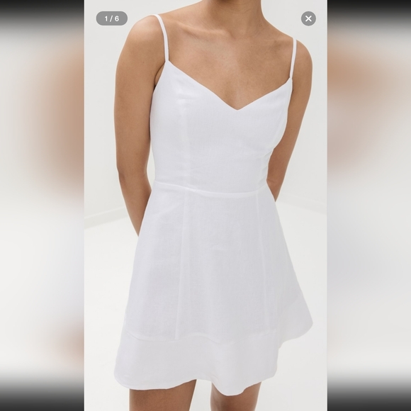 NWOTREFORMATION HOLT LINEN A-LINE DRESS - thanhthangjsc.com.vn